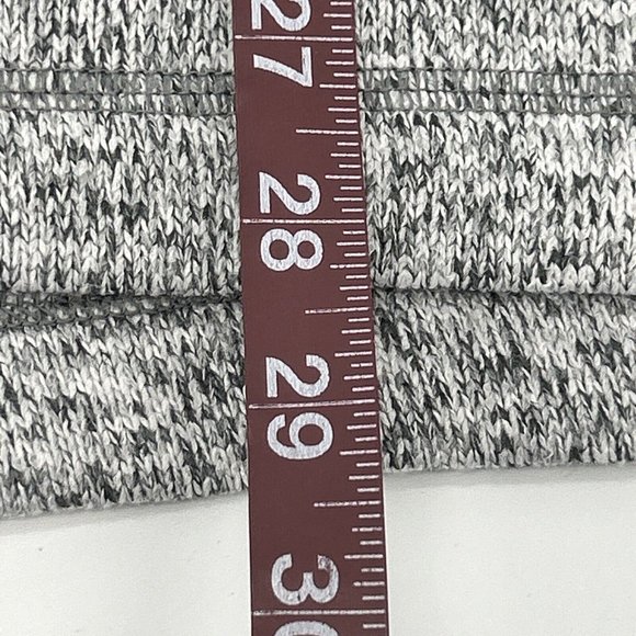 Eddie Bauer‎ Sweater Men's L Heather Pirate Black 1/4 Zip Pullover Fleece Pocket - Picture 9 of 11